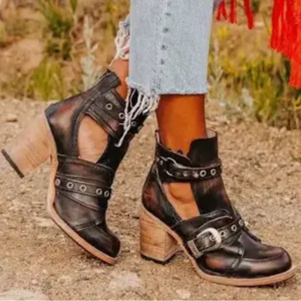 Free Bird Sonoma Dark Brown Ankle Boots
